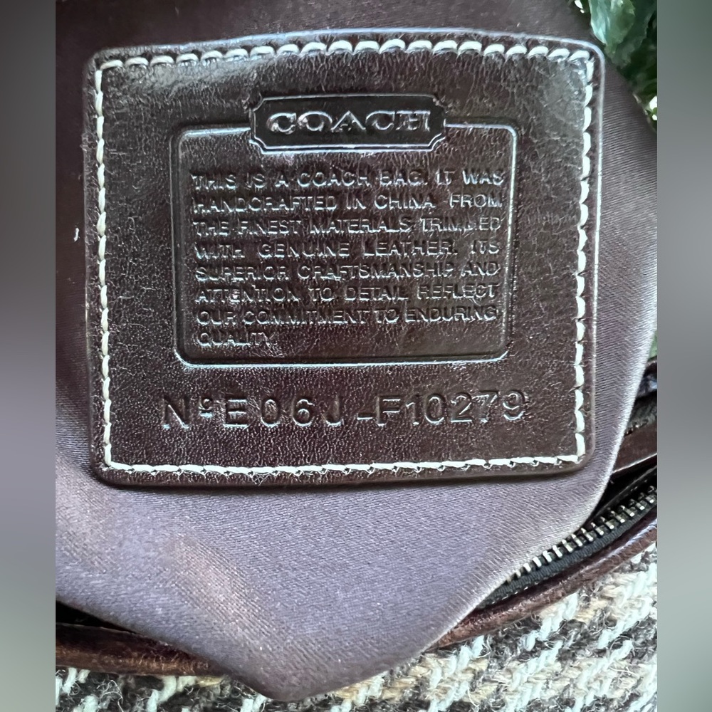 SOLD—Coach Y2K Hampton Houndstooth - Picture 11 of 14